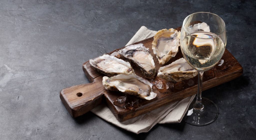 Vinhos que combinam com ostras