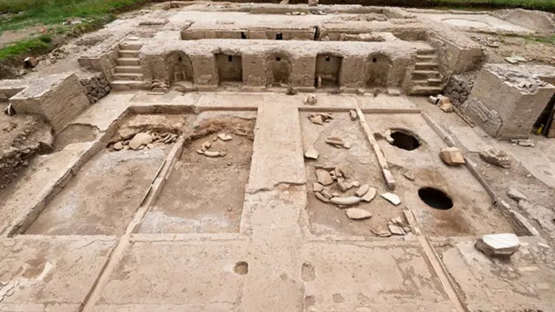 Antiga vinícola romana luxuosa é encontrada em ruínas